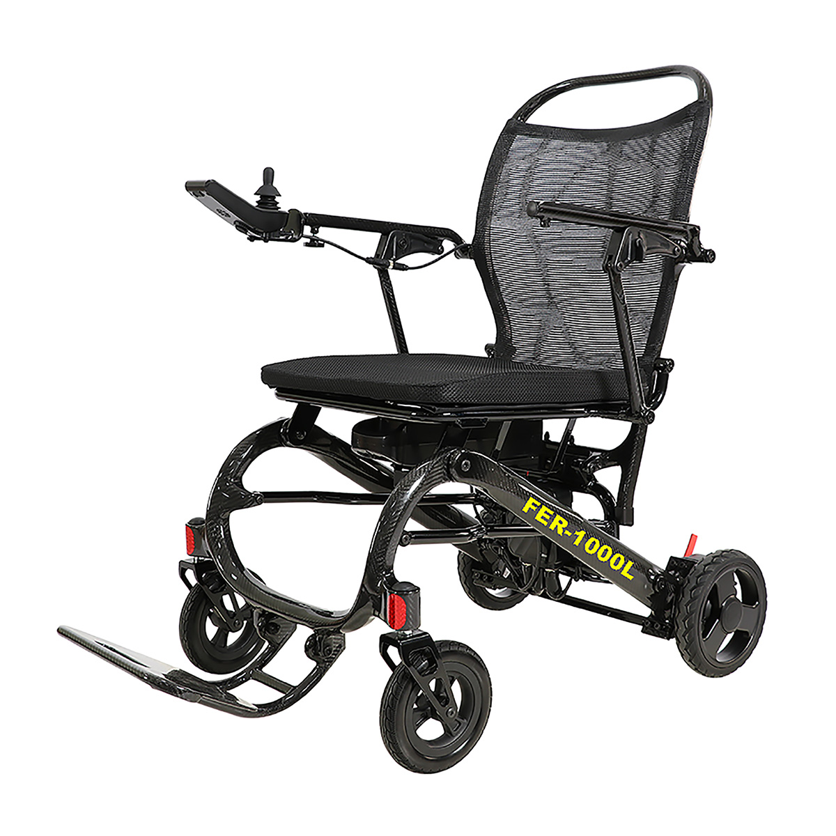 Kohlefaser Elektrorollstuhl FER-1000L nur 15.5 kg Gesamtgewicht Kohlefaser Elektrorollstuhl FER-1000L nur 15.5 kg Gesamtgewicht