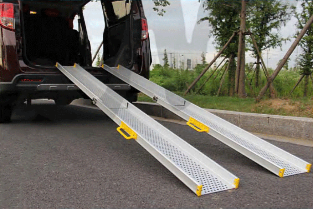 Auto Rollstuhlrampe für Elektrorollstühle - 150cm Auto Rollstuhlrampe für Elektrorollstühle - 150cm